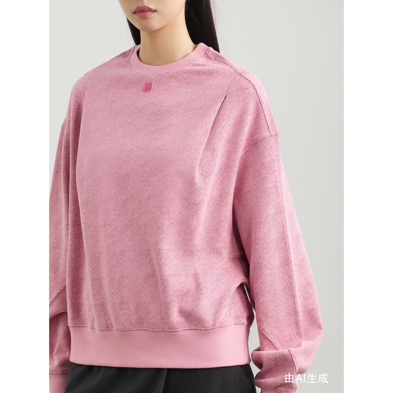 [折扣]Ader Error 秋冬女贴花混纺卫衣