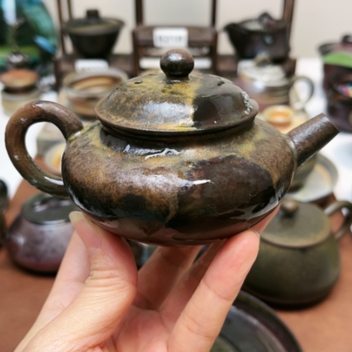 【闪购商品】哈景德柴烧茶具-纯手工茶具