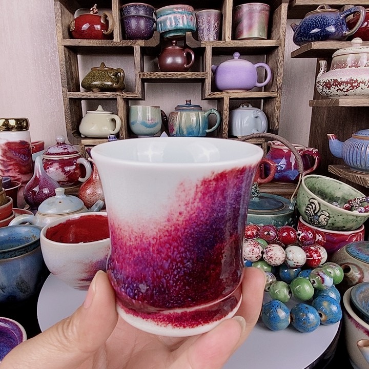 ?***来中国神后钧瓷茶具
