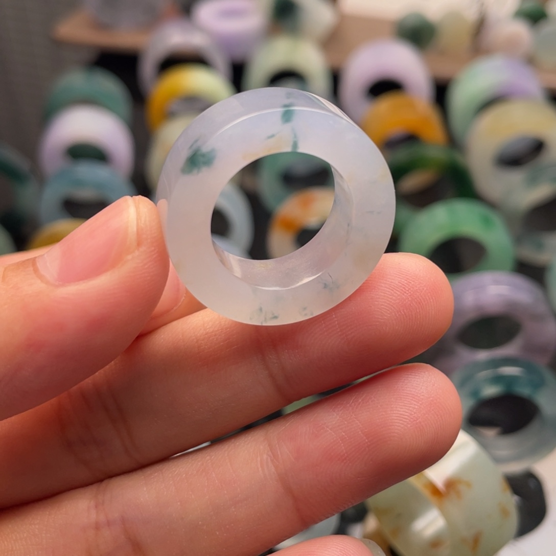 定制翡翠未镶嵌  莫奈花园