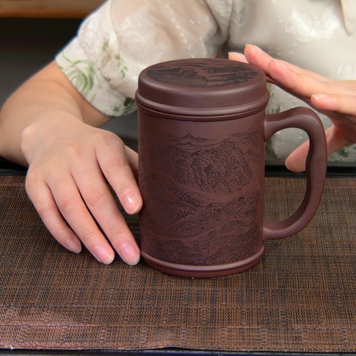 茶杯紫砂高货放漏