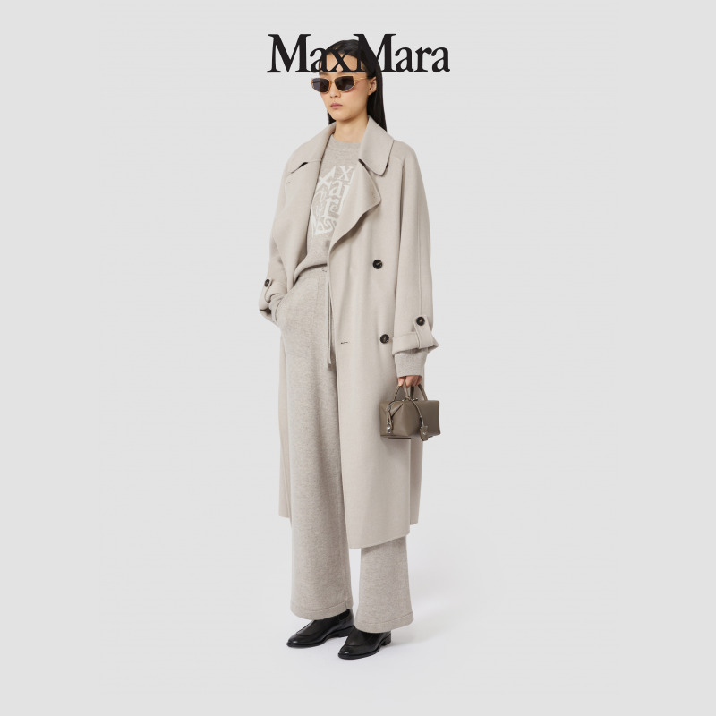 MaxMara 2026早春新品女装绵羊毛山羊绒混纺圆领针织衫9361026106