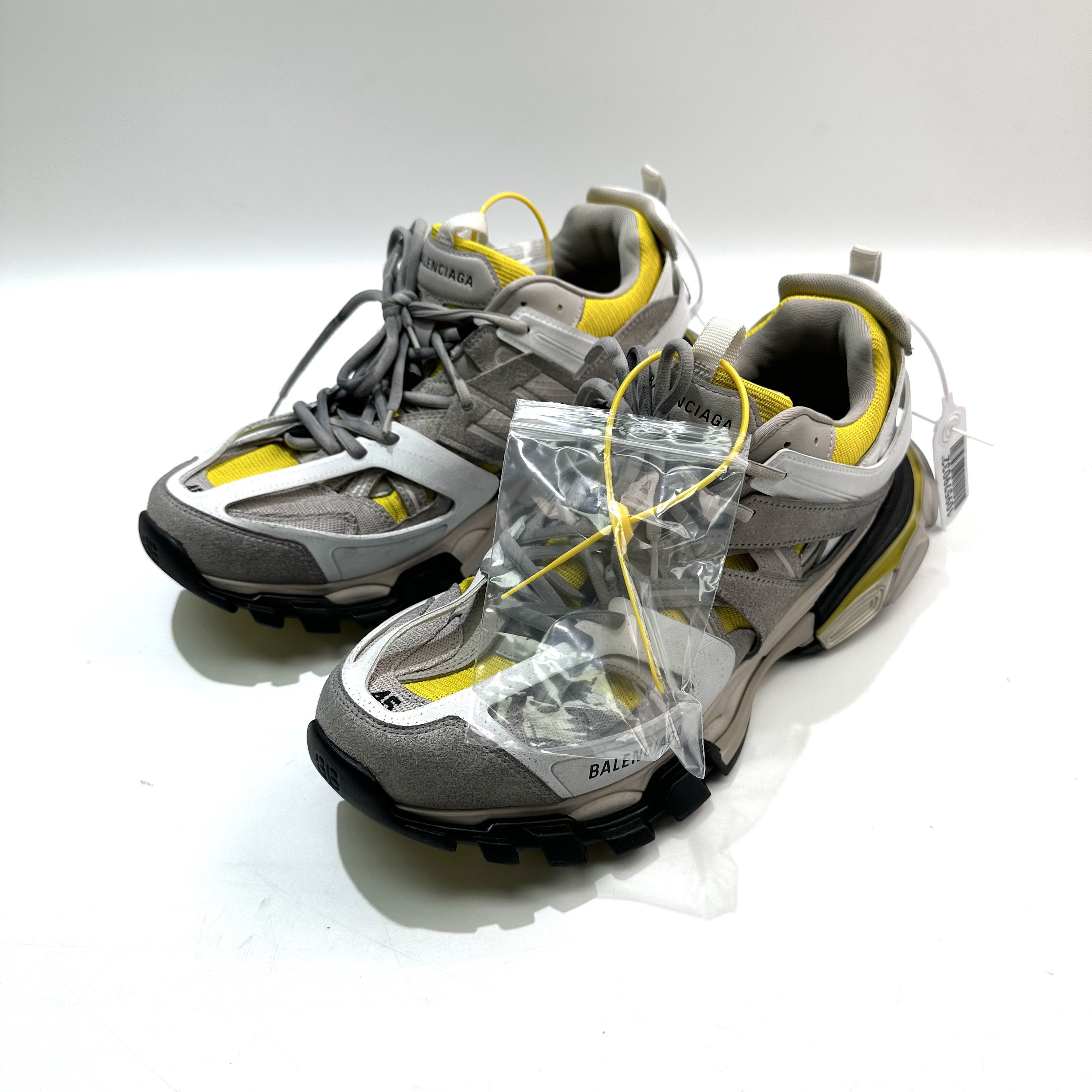 未使用 Balenciaga/巴黎世家 45码 灰黄色Track1.0老爹鞋bl0601