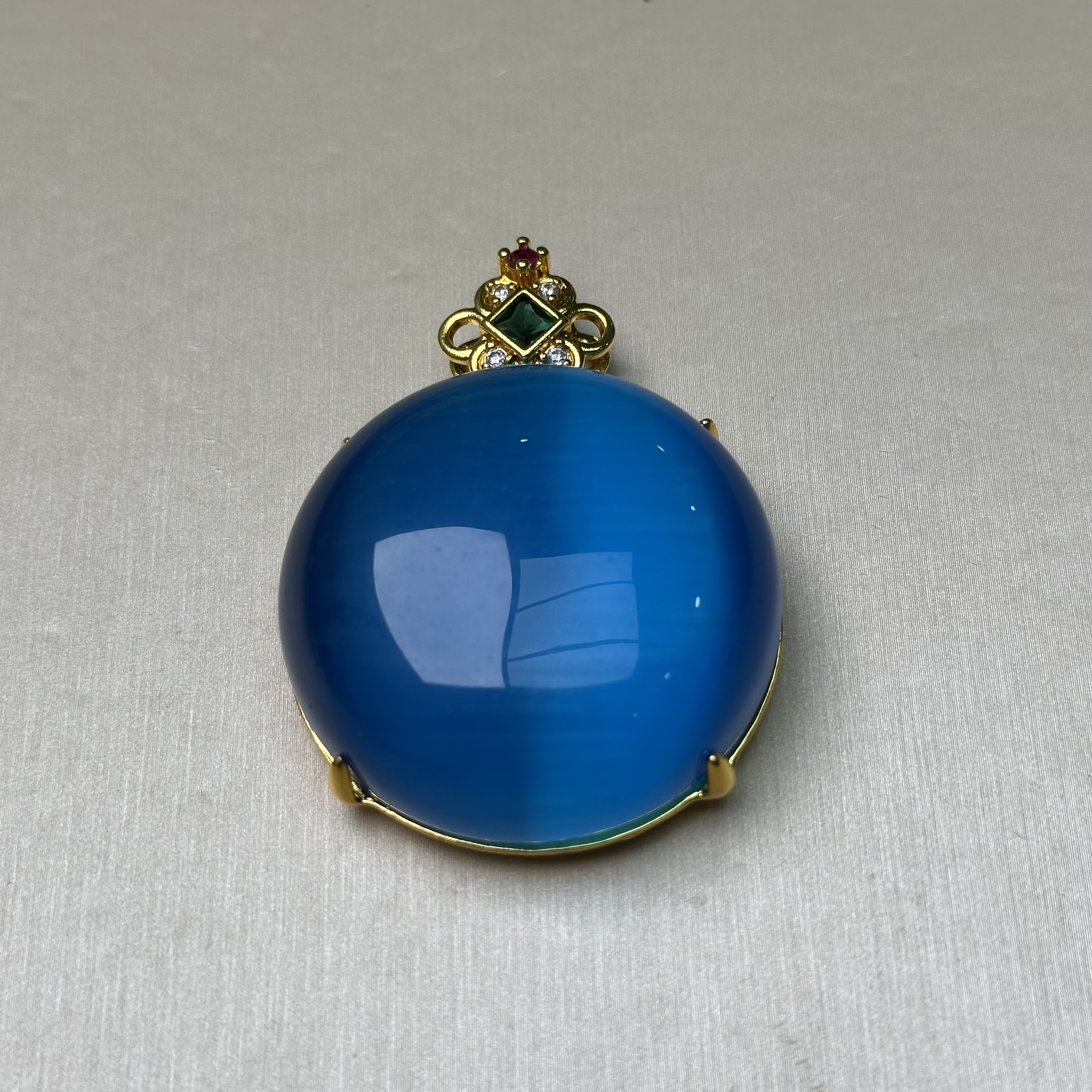 【九霄云】F569-1天蓝猫吊坠多样性发一件