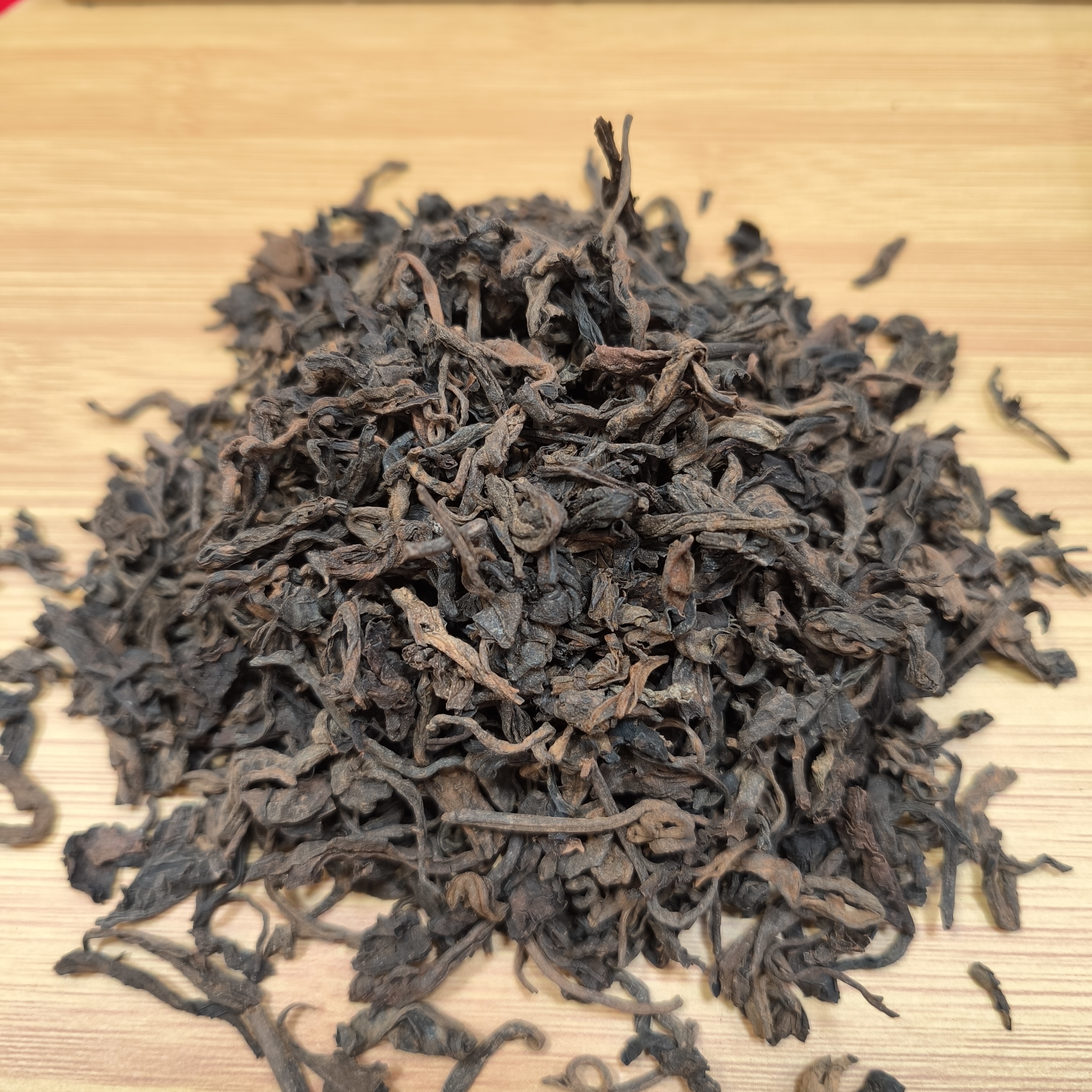 梅子箐大茶地熟茶 2010年十五年陈非遗工艺 云南普洱茶熟普散茶
