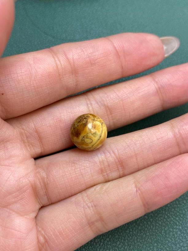 蜜蜡花蜡圆珠11.9mm