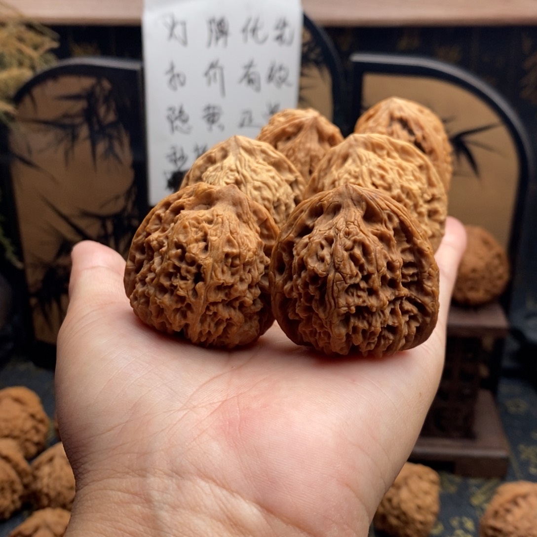 把件桃核大****欢涿鹿南将石