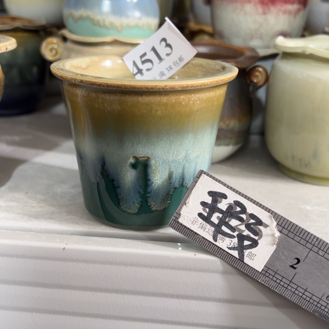 红陶景德镇手工花盆