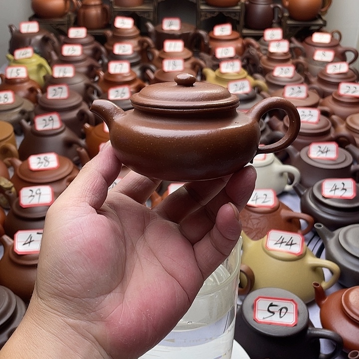 茶壶紫砂微瑕半手工