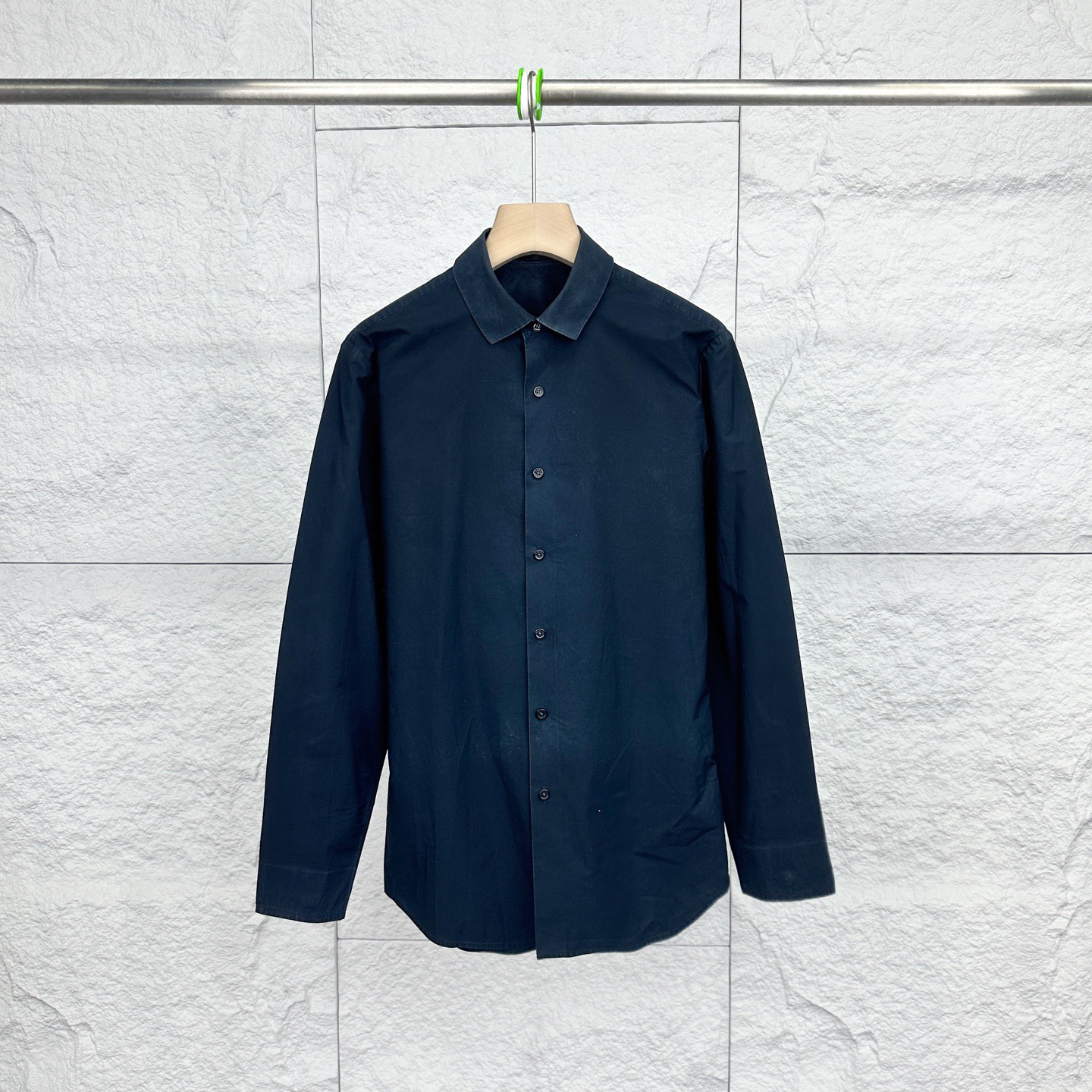 99新 Givenchy/纪梵希 38码/黑色单排扣长袖衬衫/17750846