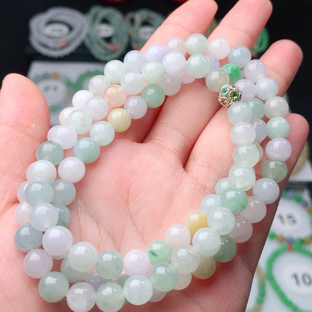 翡翠手串未镶嵌翡翠