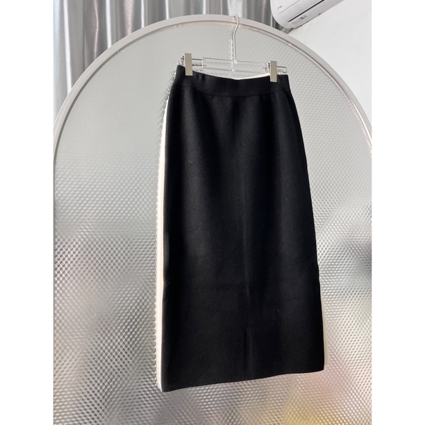 【虎妹推荐】小个子黑色米色针织半身裙