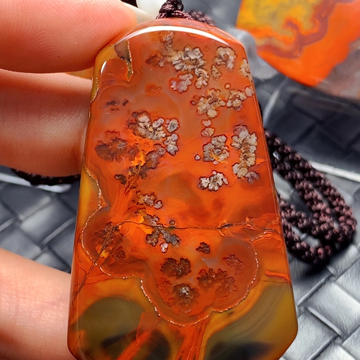 玛瑙/玉髓颈饰未镶嵌用****3