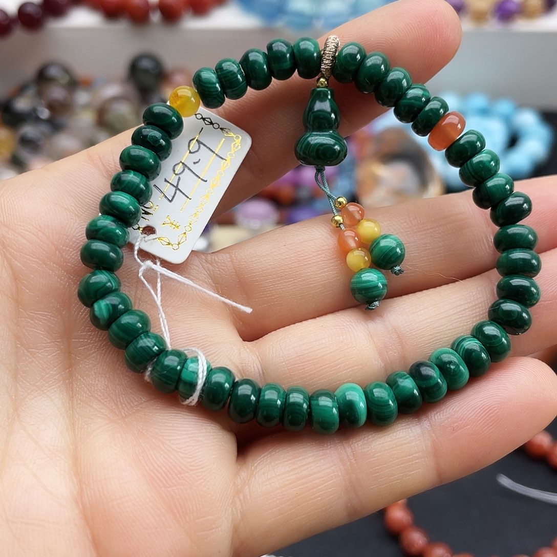 烟晶手链银S925镶嵌