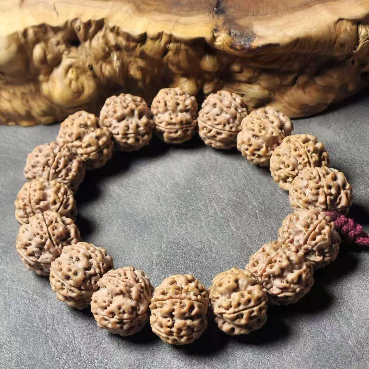 头货新籽，20mm原生态粗筋双龙大金刚，粉红皮，一物一图编号2001