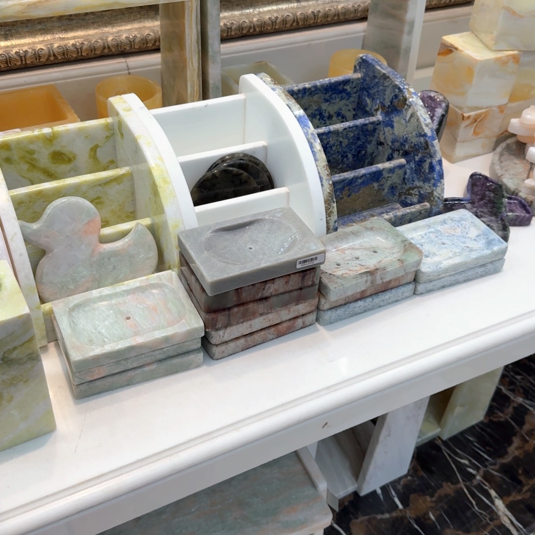 石材天然奢石肥皂拖