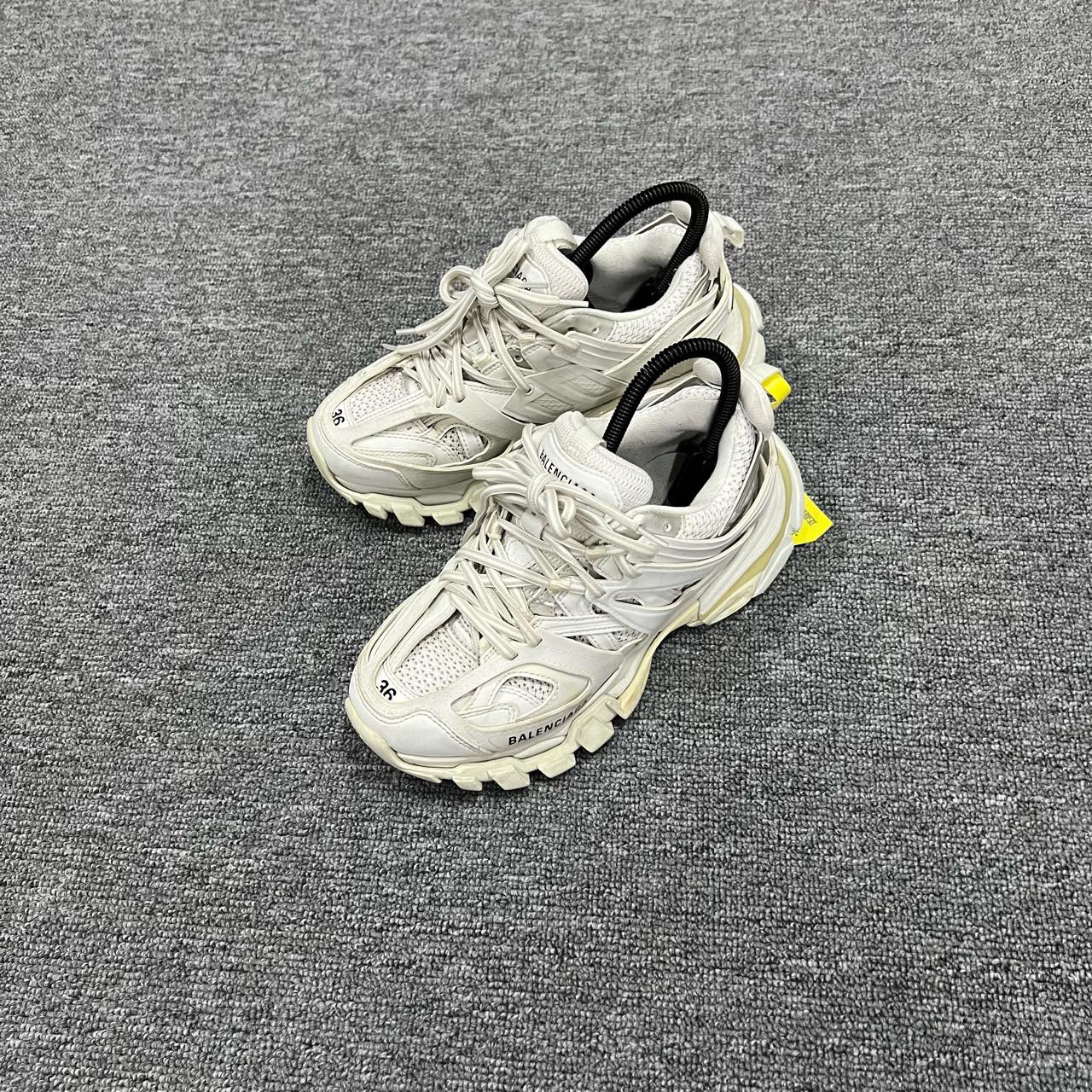 95新 Balenciaga/巴黎世家 Track 白色老爹鞋 36码/95新/无配件