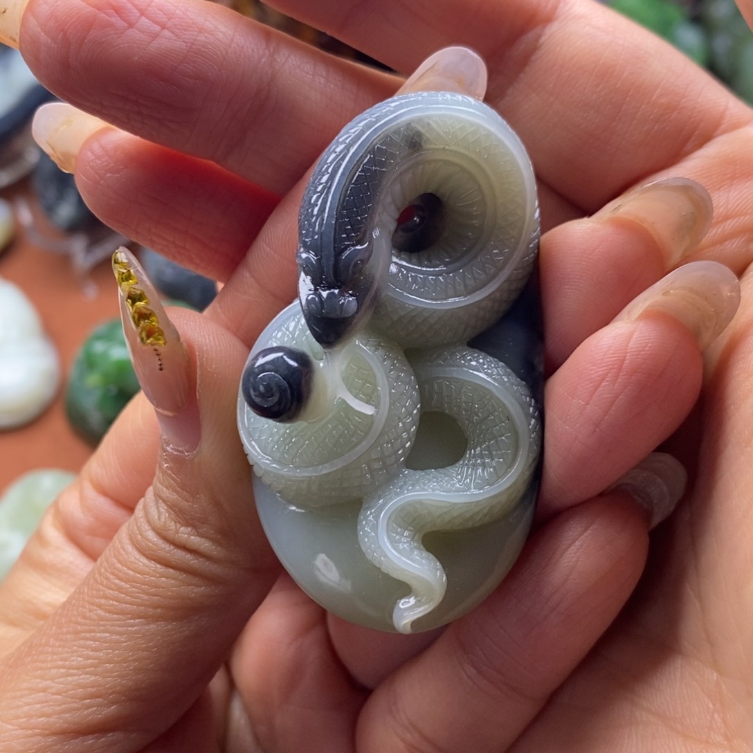 和田玉挂件未镶嵌