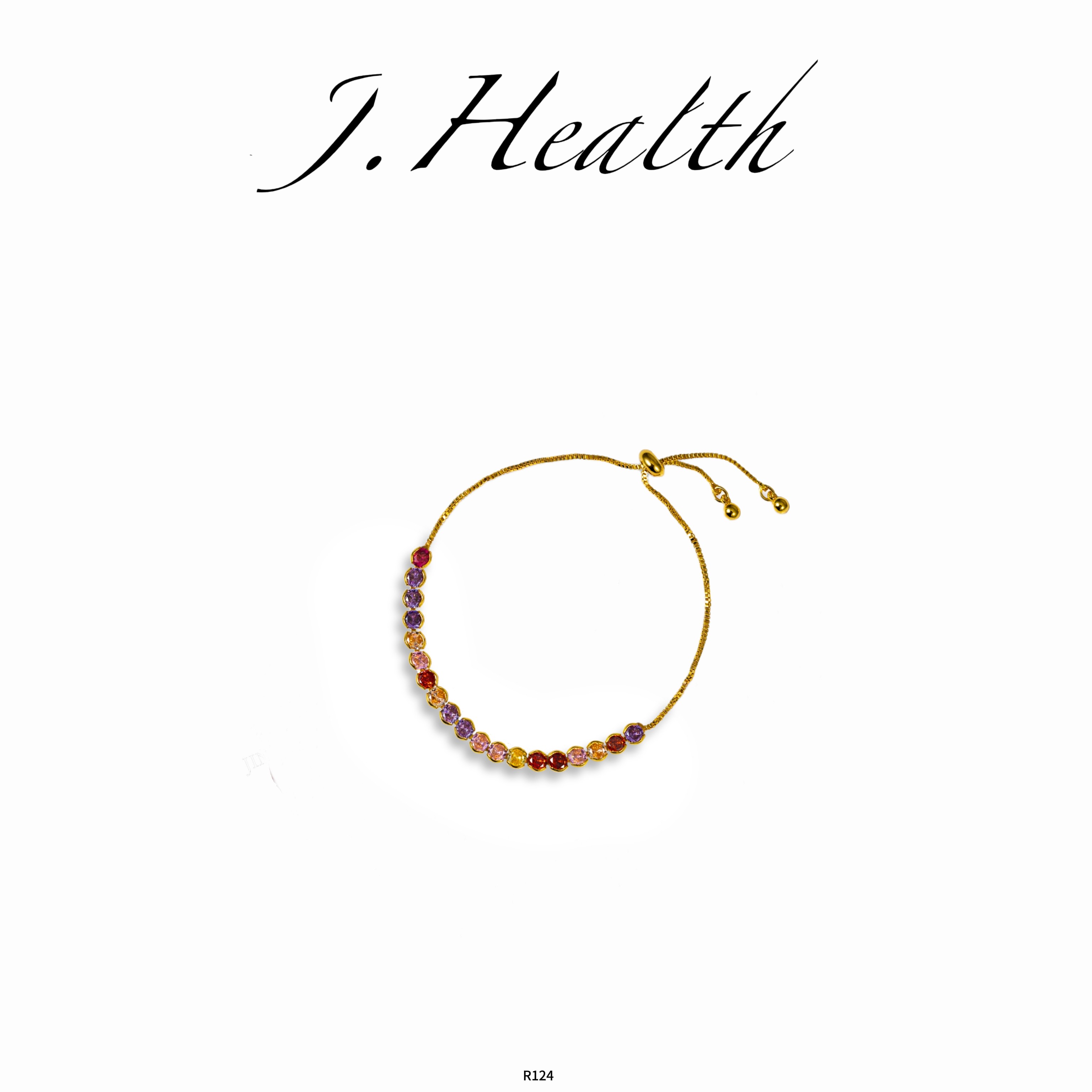 克珞琳德 铜合金锆石手链  J.Health【彩宝手链】时尚手串手链R124