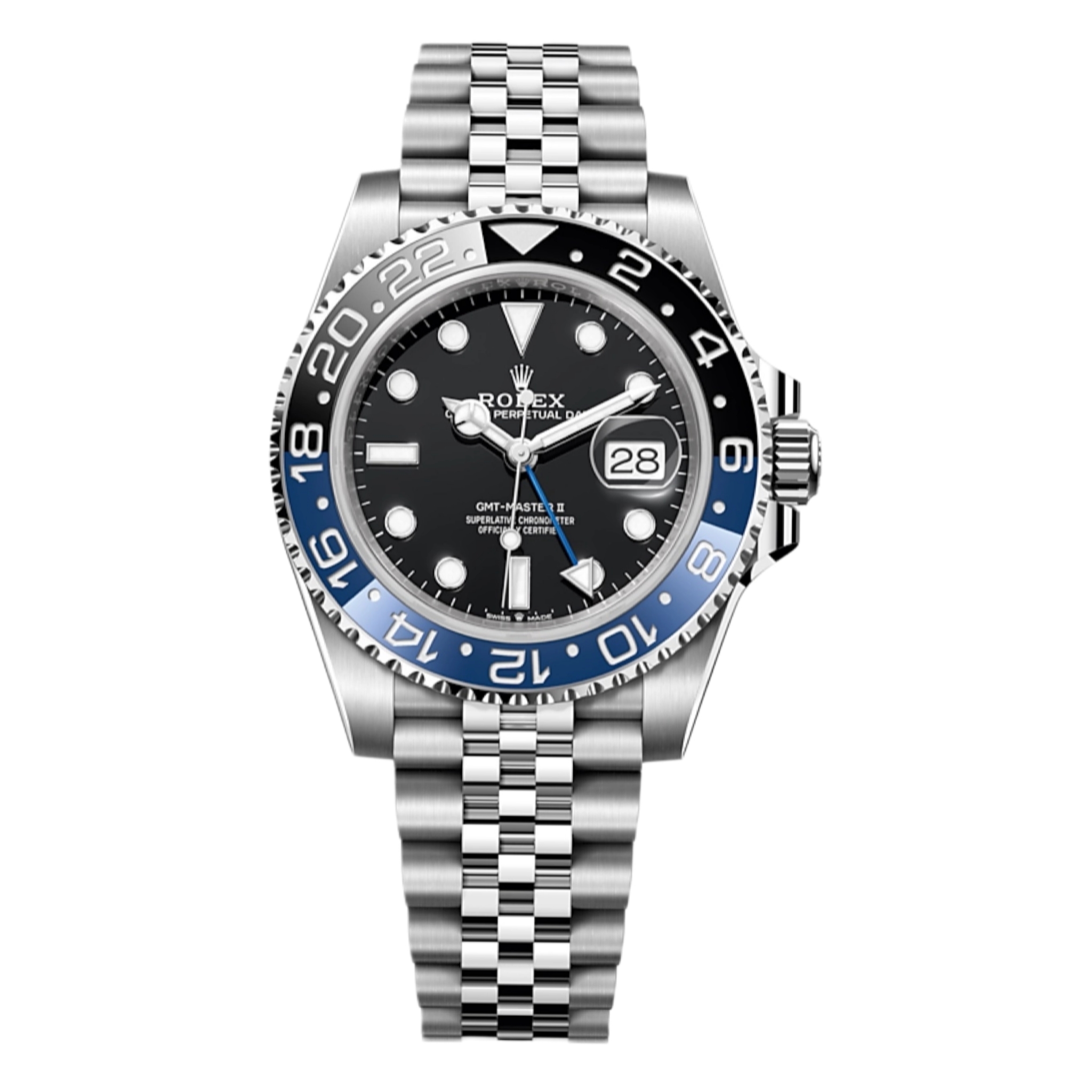 99新 Rolex/劳力士 23年全套/格林尼治系列126710五珠国米圈