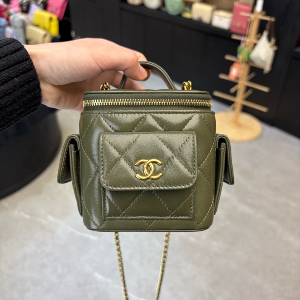 95新 Chanel/香奈儿 98新 双12/手提方盒子包