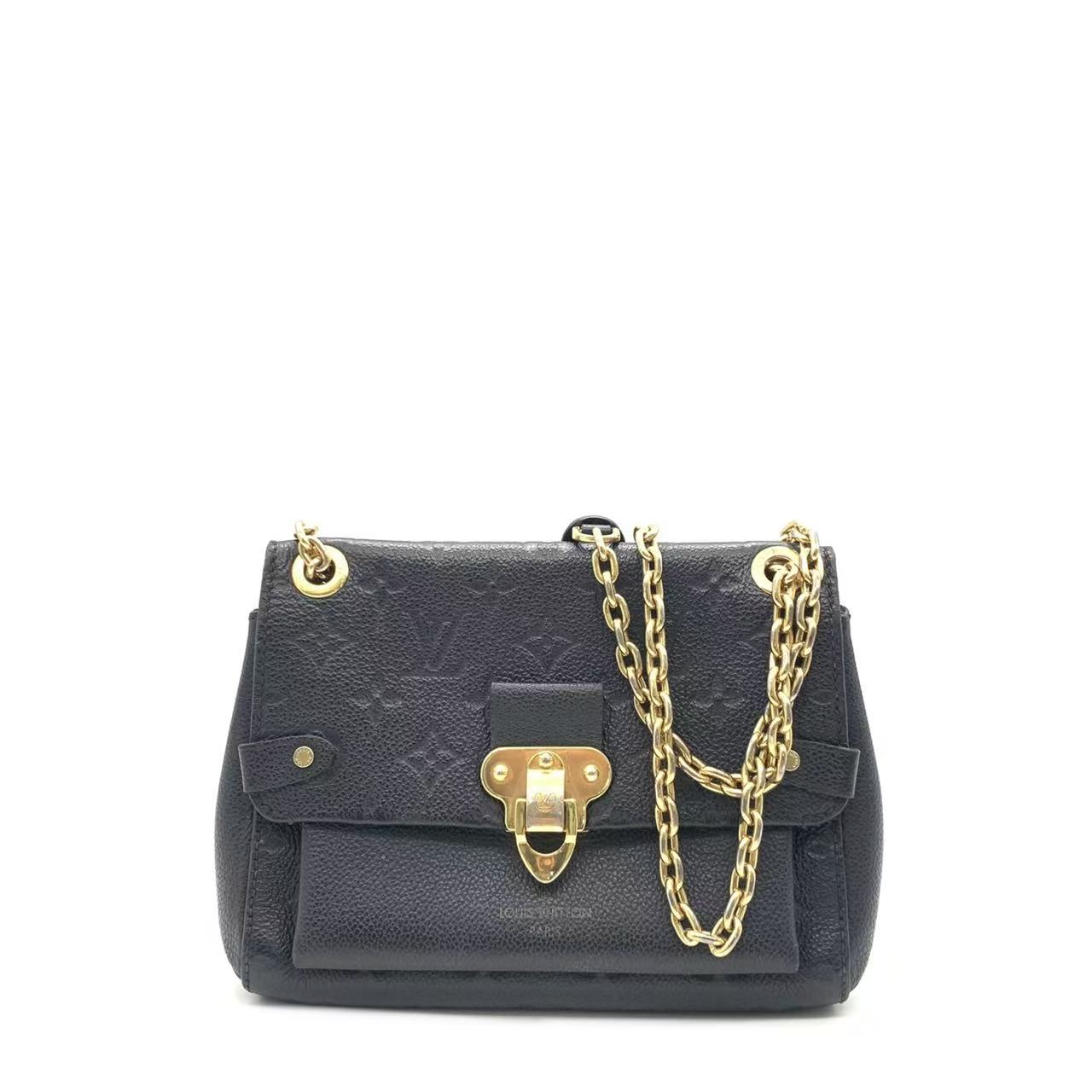 99新 LouisVuitton/路易威登 【安则专属】黑色vavin bb链条包