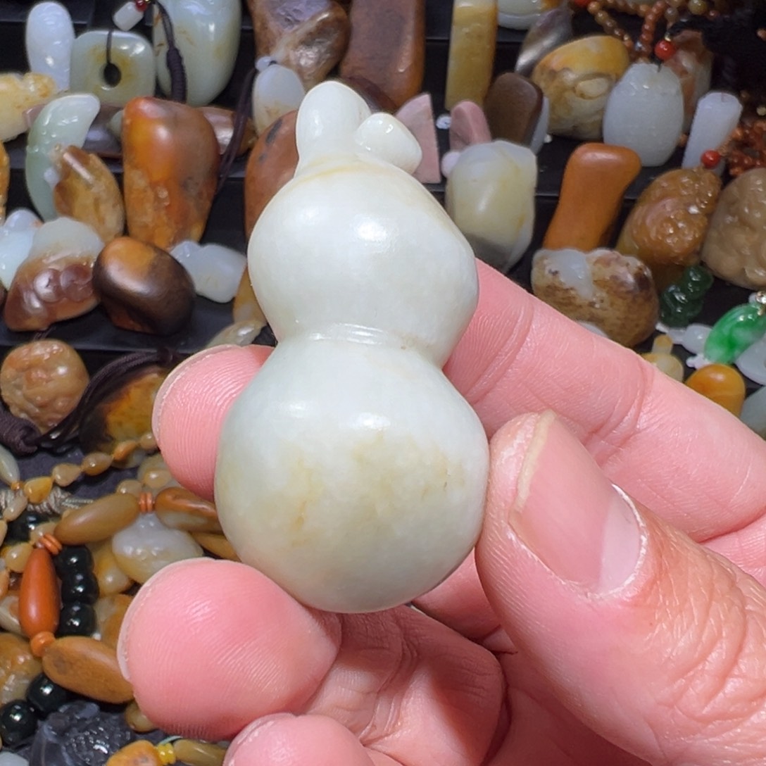 和田玉吊坠(不含链)未镶嵌