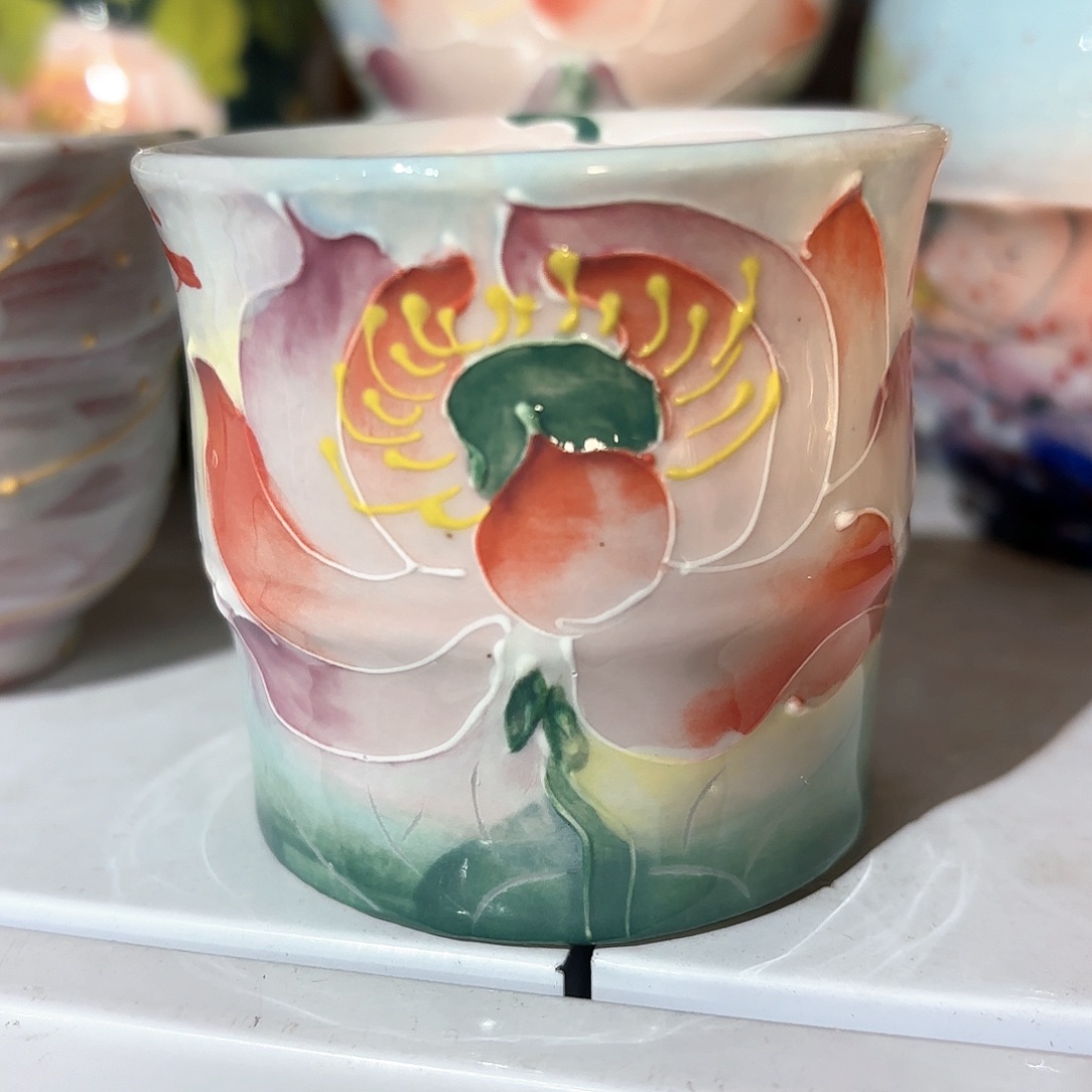 景德镇手绘高温釉下彩陶瓷茶具