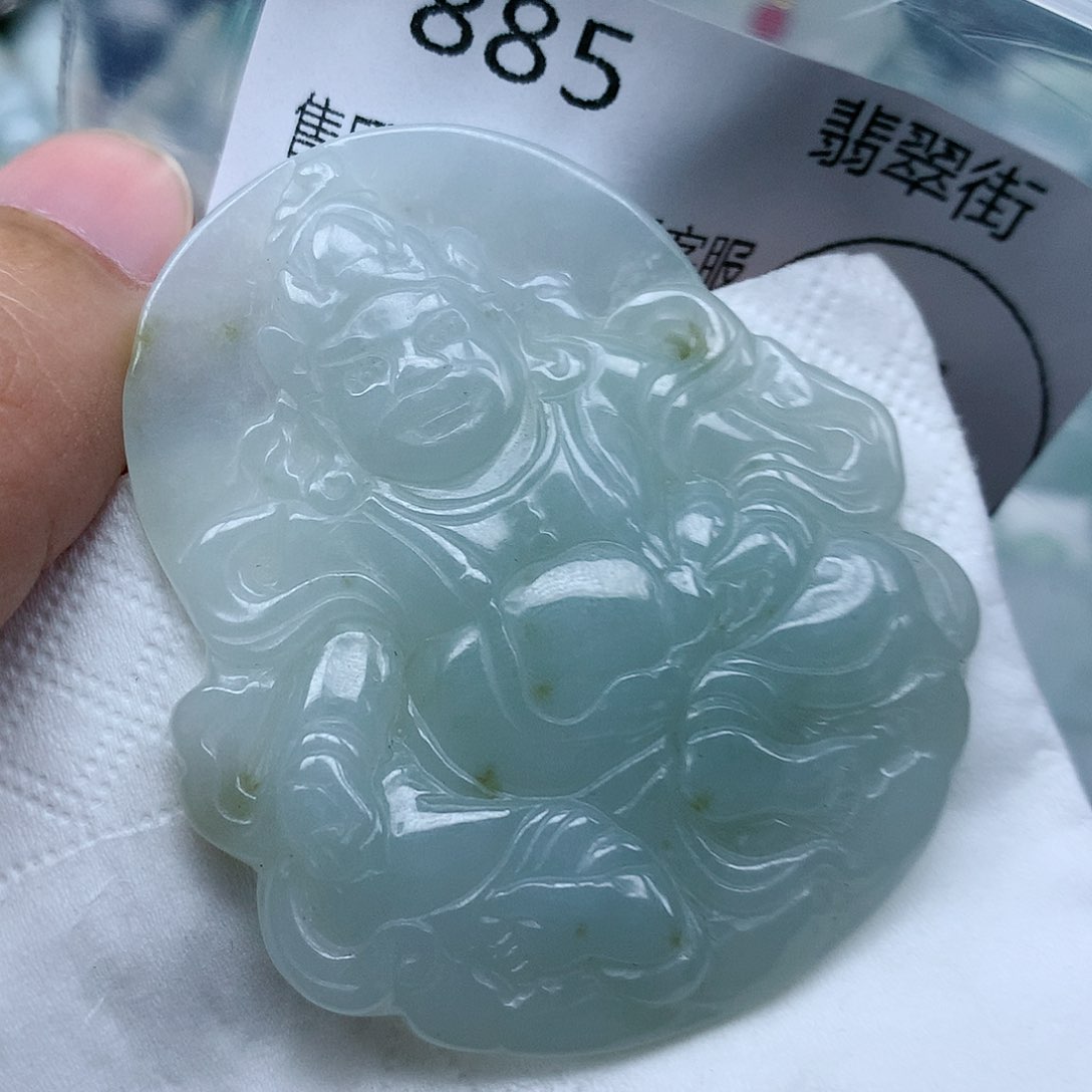 翡翠未镶嵌颈饰吊坠