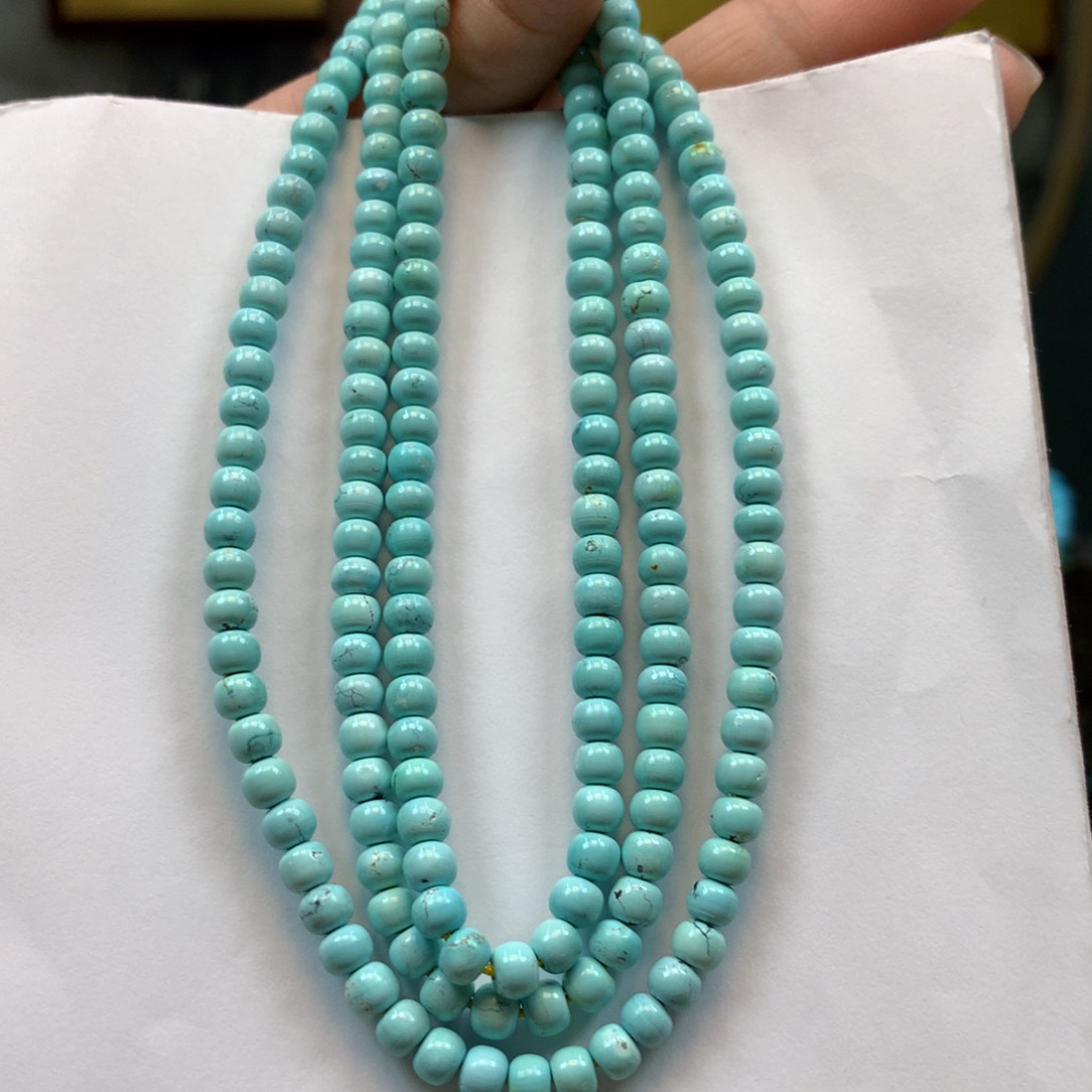 绿松石长链未镶嵌