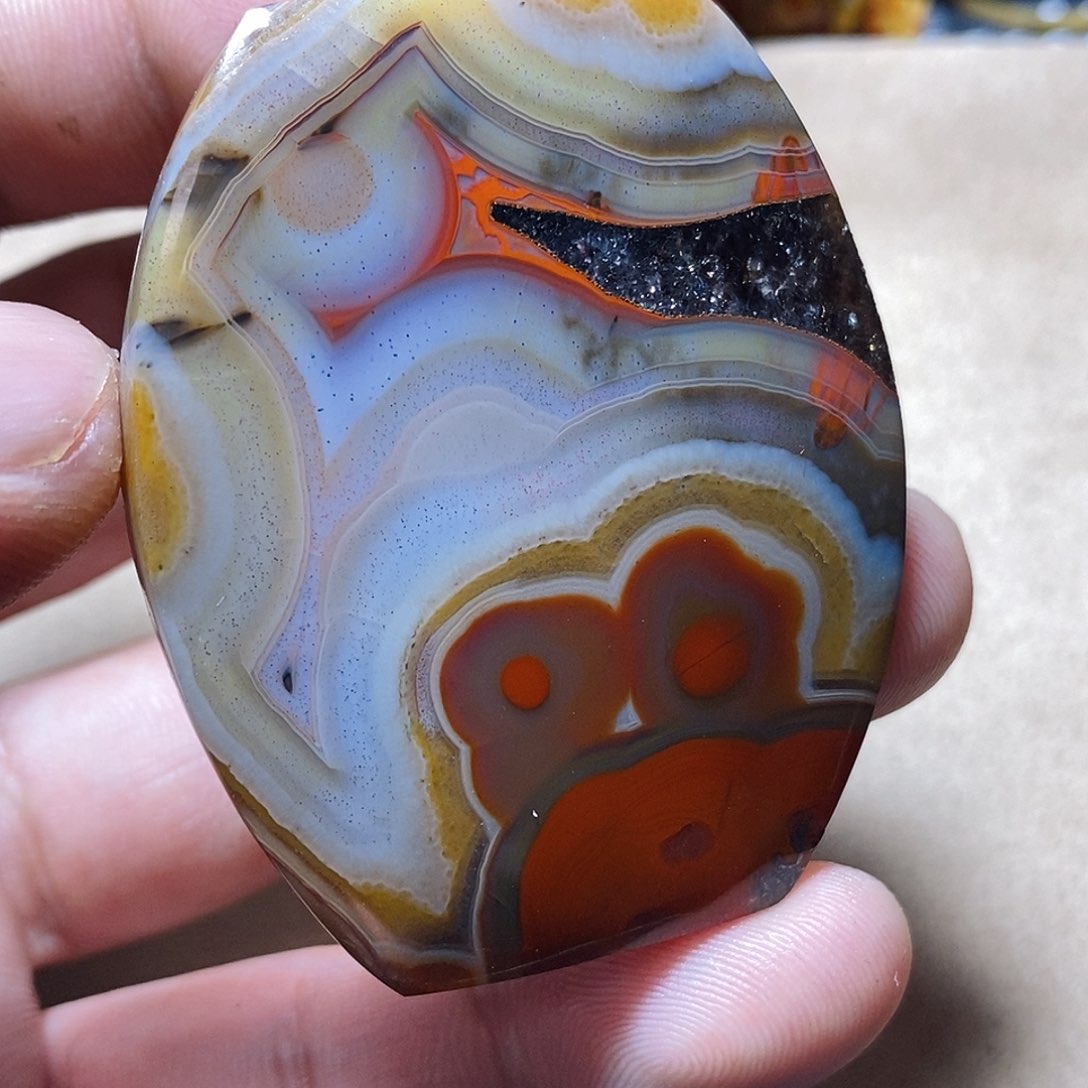 玛瑙/玉髓颈饰未镶嵌陈****～