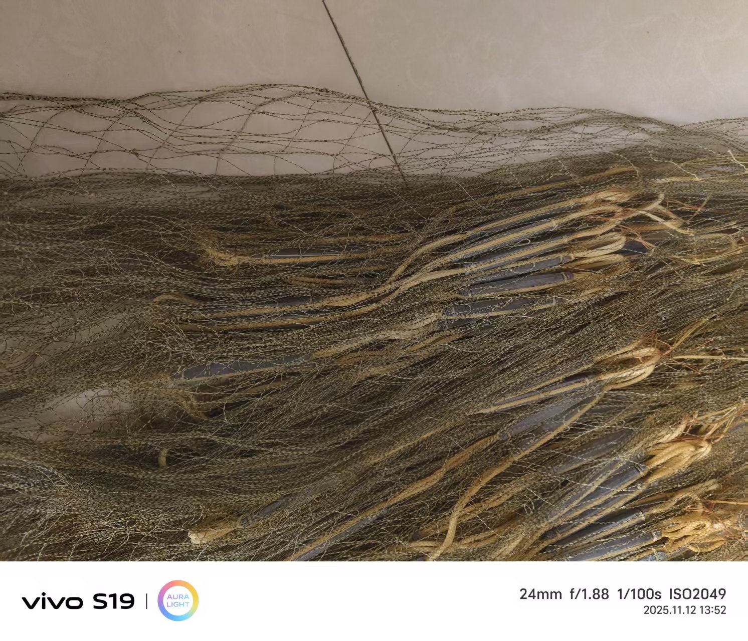 纯手工编织大力马线2指4编双扣高4米重八斤半一开到顶下水不退