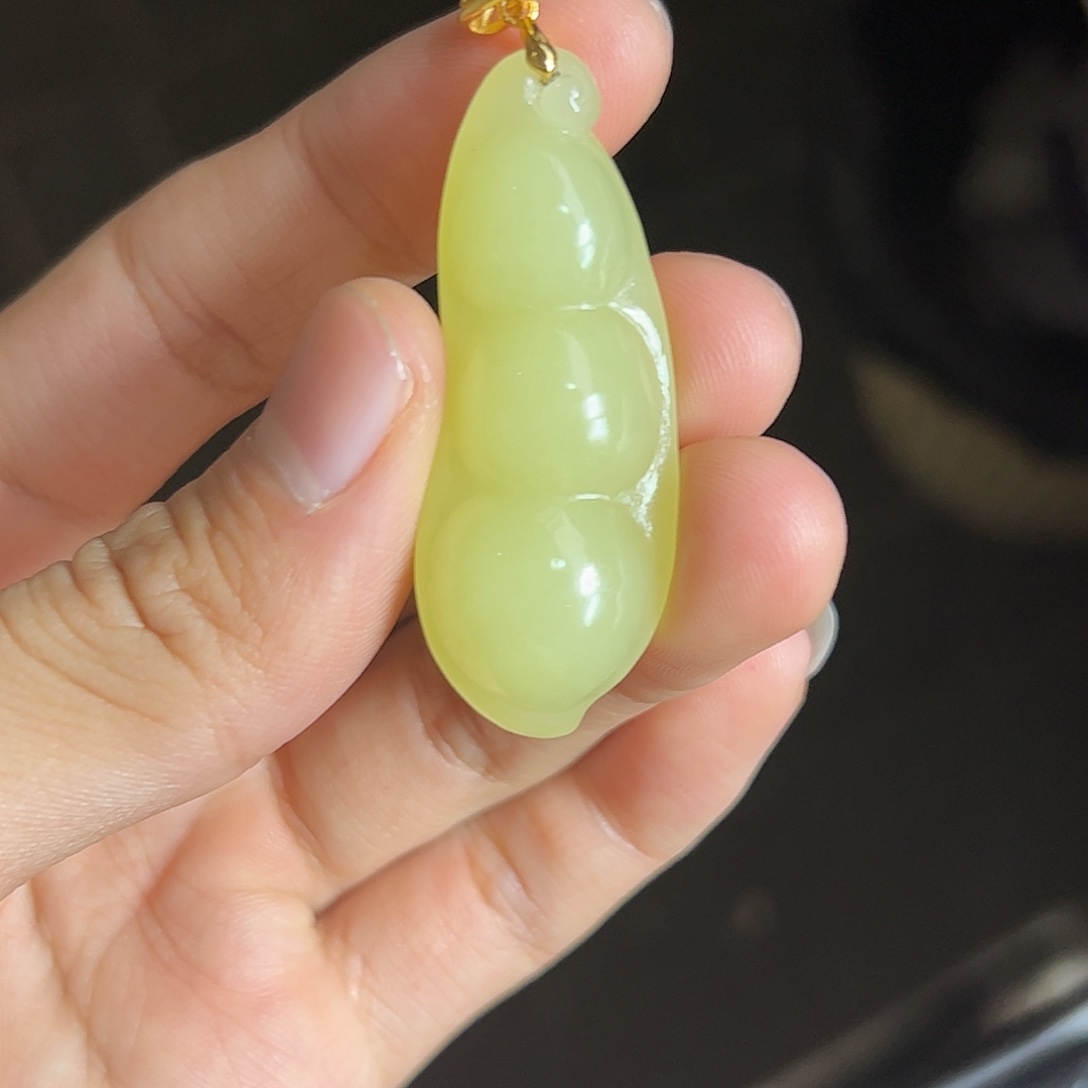 和田玉银S925镶嵌挂件