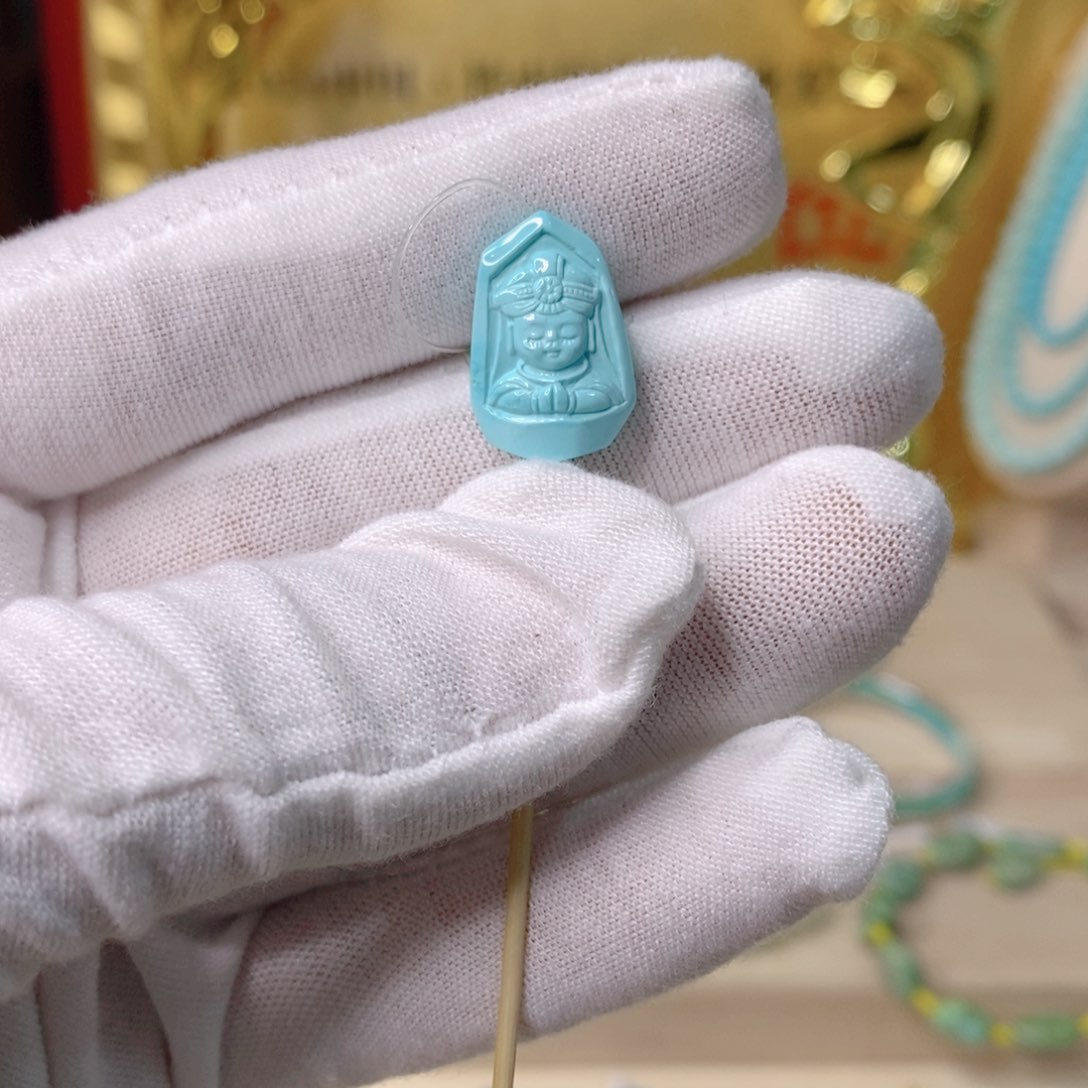 绿松石珠子未镶嵌