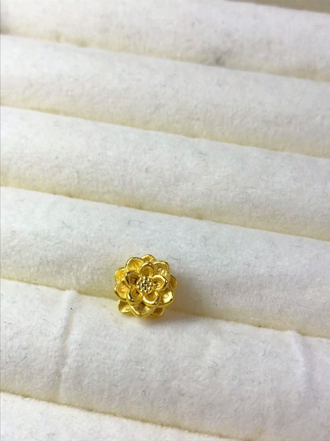 足金999 莲花编绳款转运珠路路通手串百搭(多样性发货）