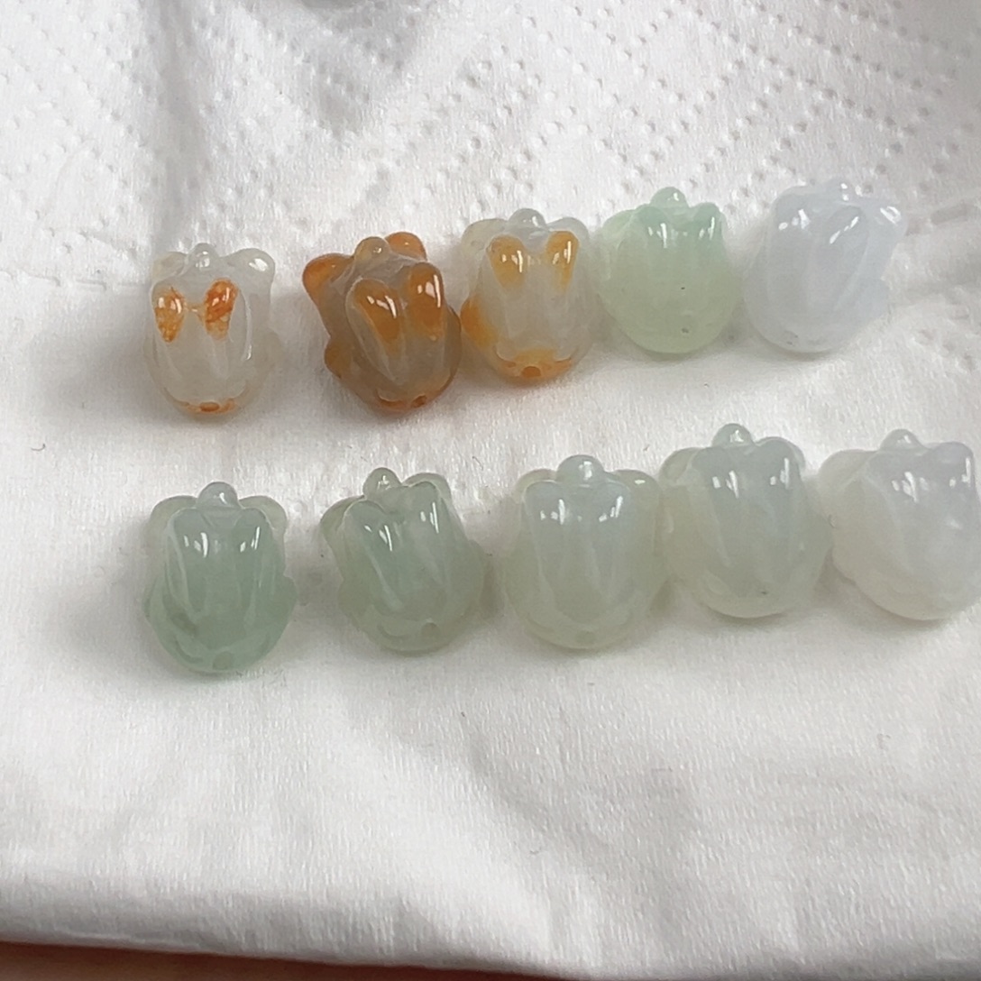 翡翠散珠翡翠趴趴兔一个可挑