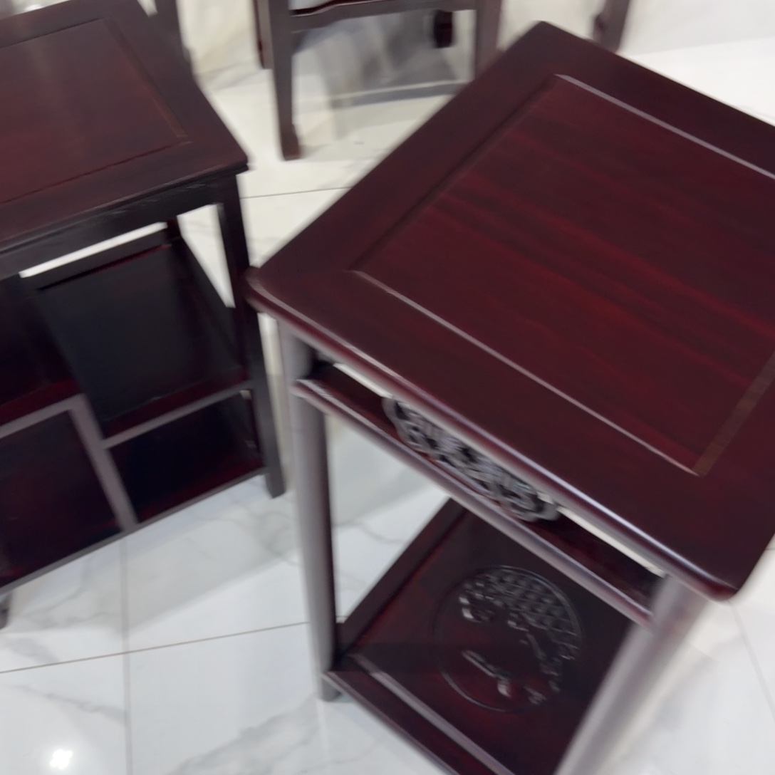 花梨木类成套家具花架