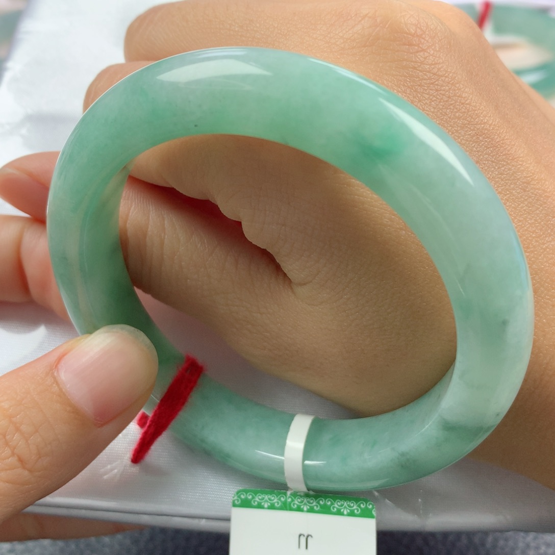 未镶嵌手镯翡翠缅甸天然翡翠A货56正