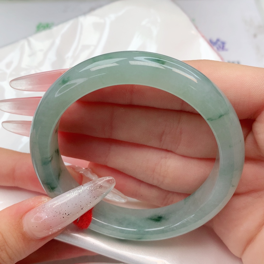 未镶嵌手镯翡翠正圈55