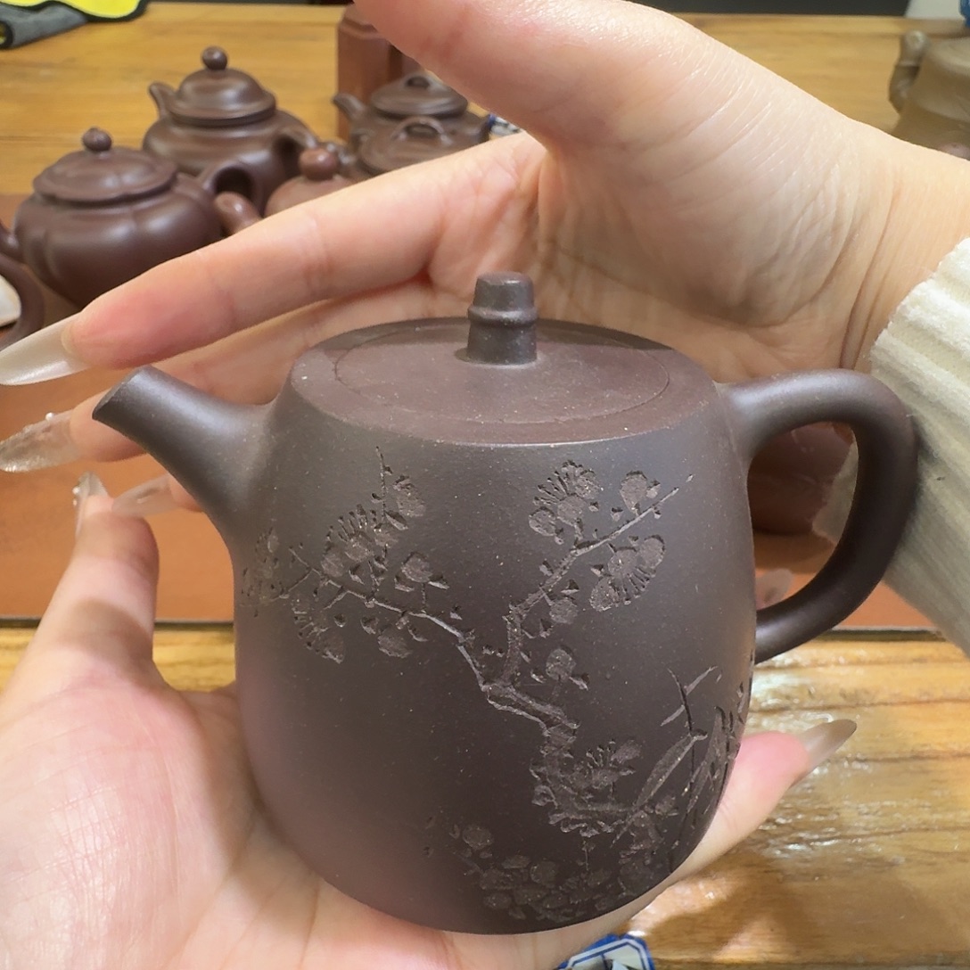 青***旧茶壶紫砂小丁紫砂壶紫砂壶