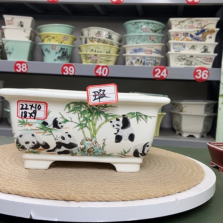 紫砂紫砂花盆3366