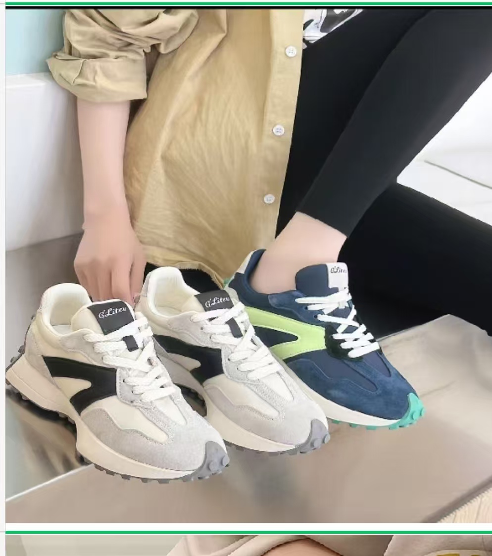 单鞋休闲鞋秋季系带胶粘舒适时尚休闲鞋潮流休闲风