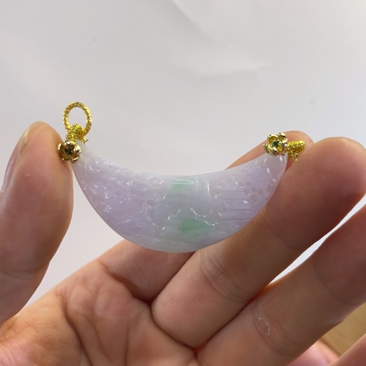 翡翠吊坠(赠链)未镶嵌.****.代编织