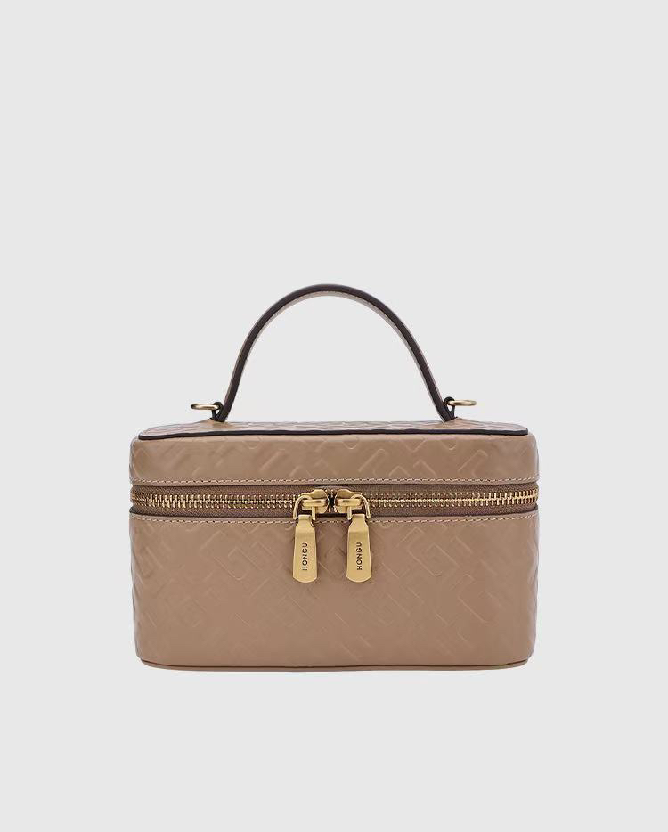 HG复古优雅时髦减龄的盒子女包