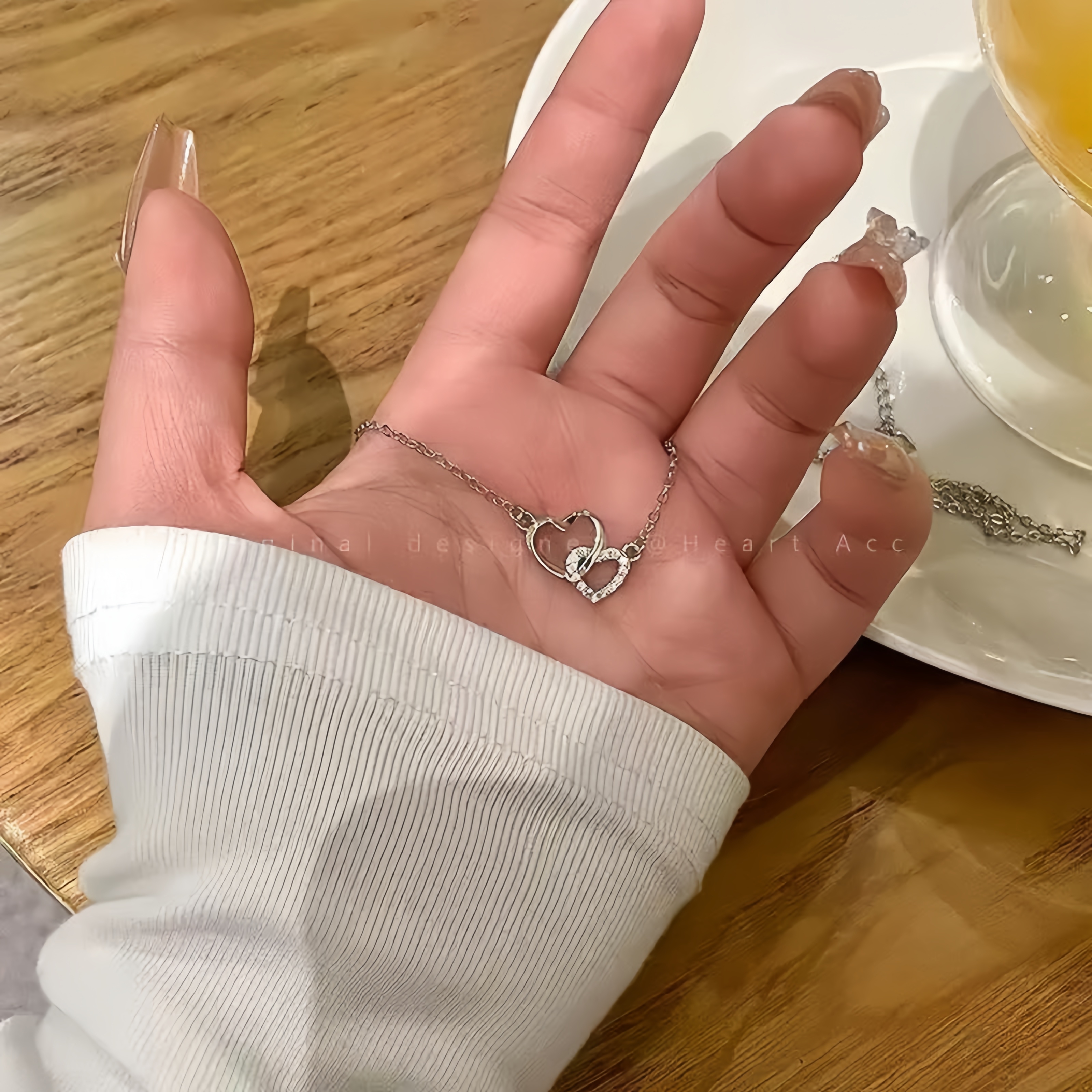 【2018】设计百搭轻奢简约时尚DI2组合套链手链项链