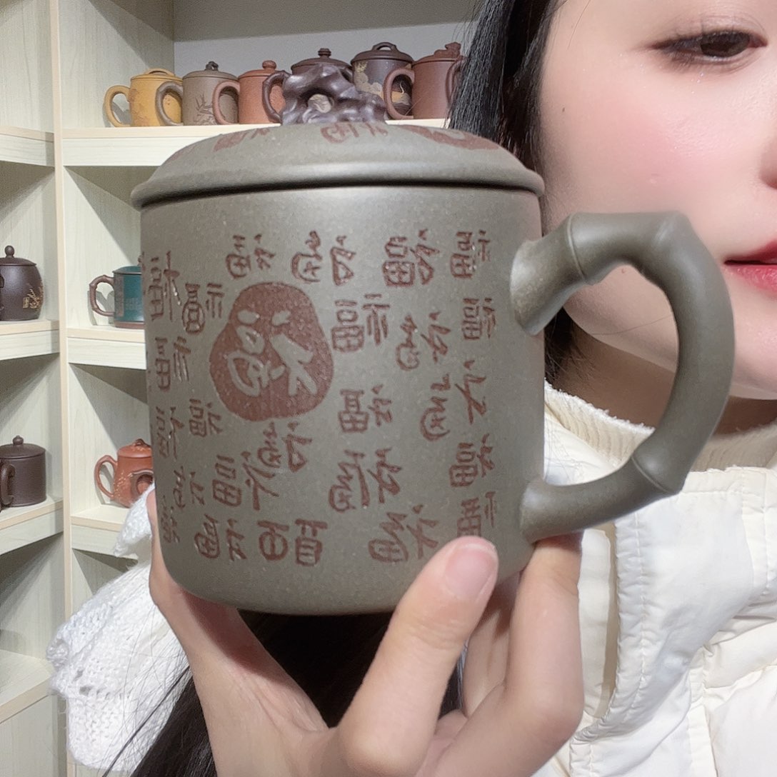 紫砂茶杯全部手工制作