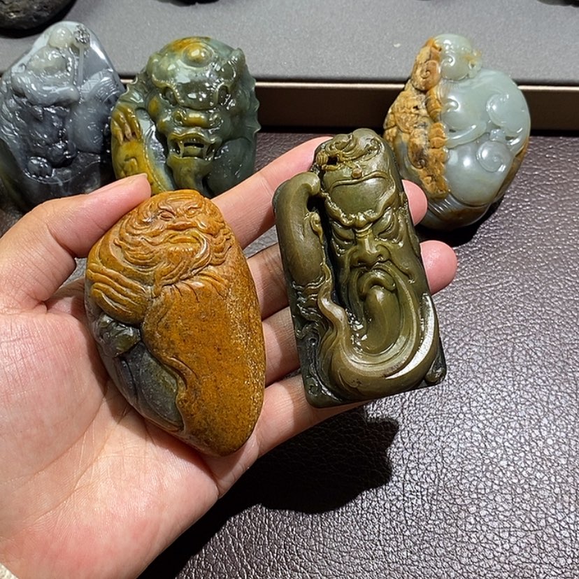 【闪购商品】和田玉把件未镶嵌想***字定制