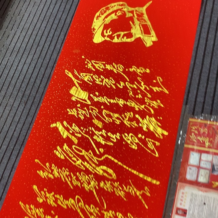 书法冯伟老师红头像雪
