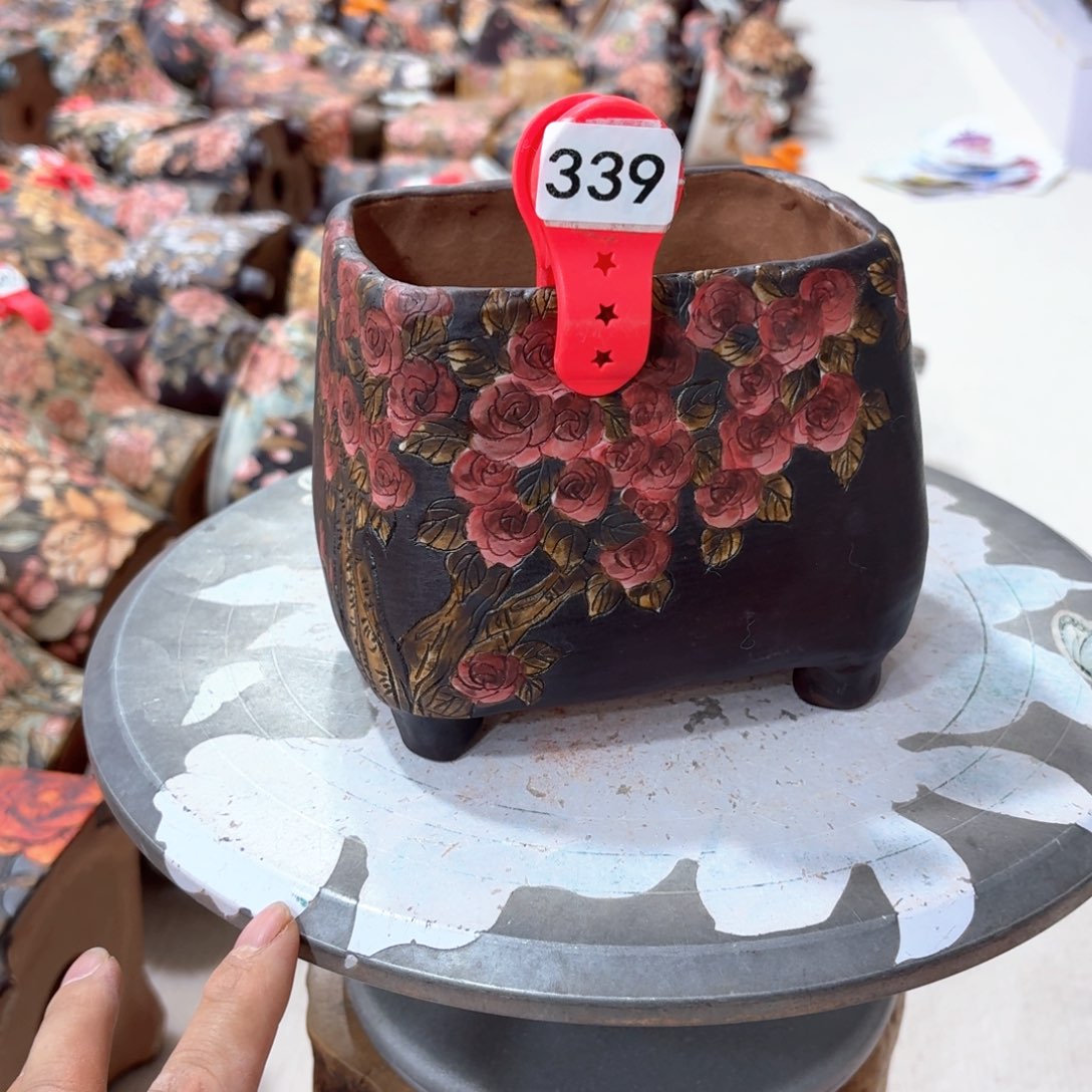 r***i紫砂花盆陶瓷多肉精品花盆