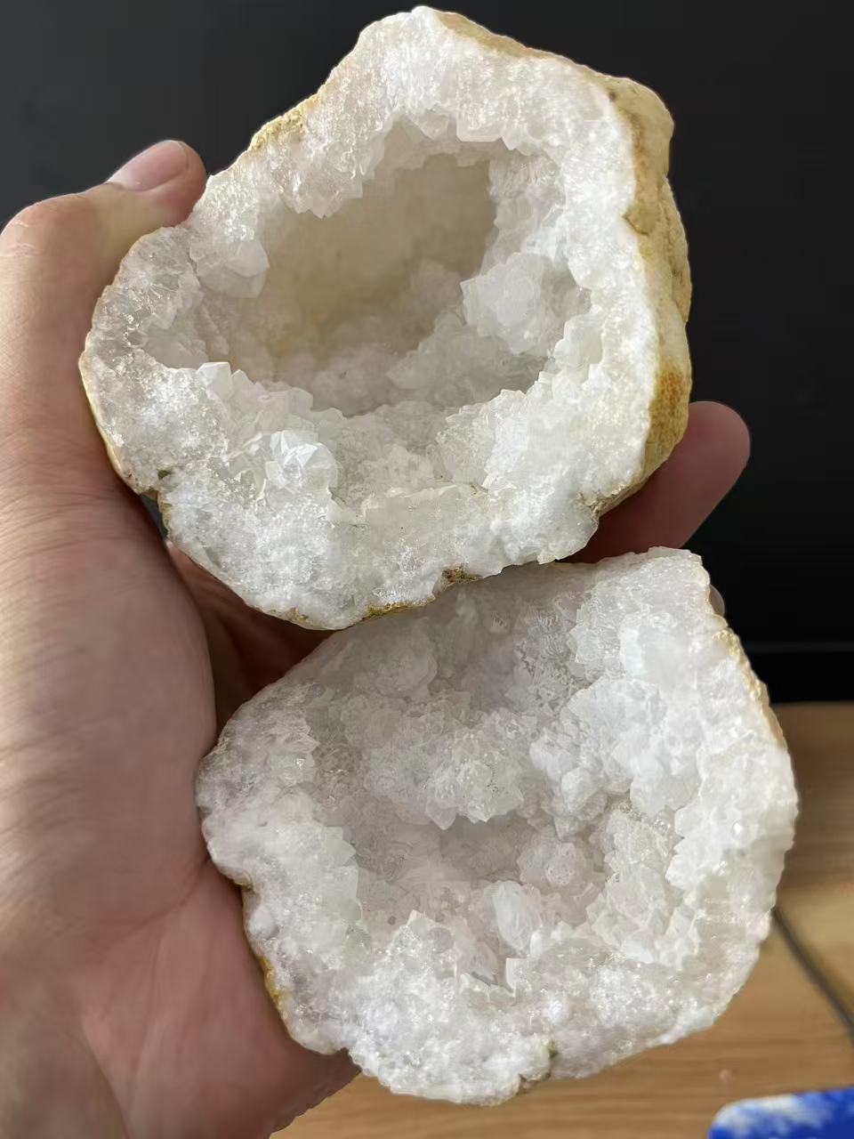 天然摩洛哥晶洞原石矿标摆件鱼缸造景扩香石